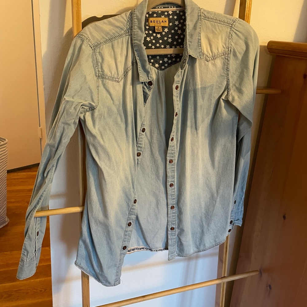 Chambray shirt size S